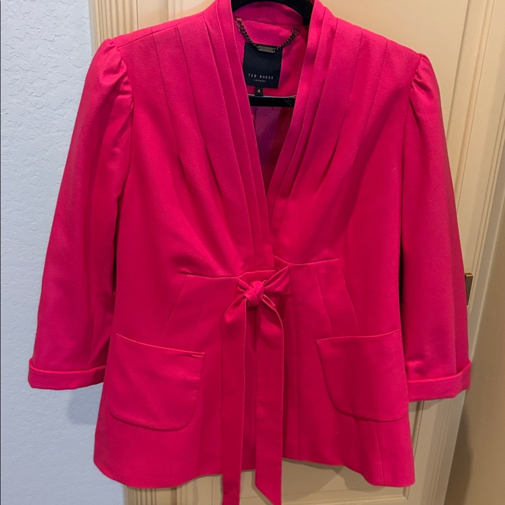 Ted Baker Women's Vibrant Pink Blazer